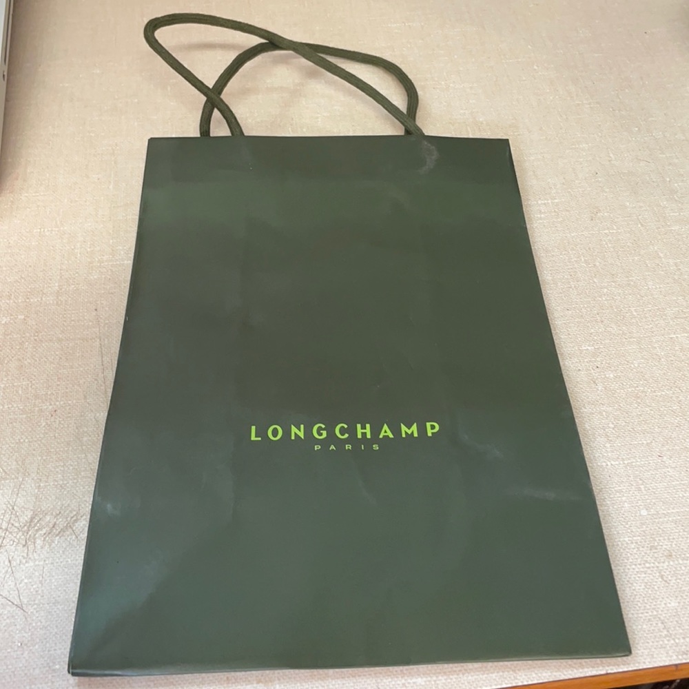 Longchamp Paris bag paper